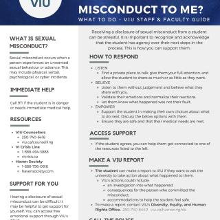 Conduct Sexual Misconduct Employee Info One-pager