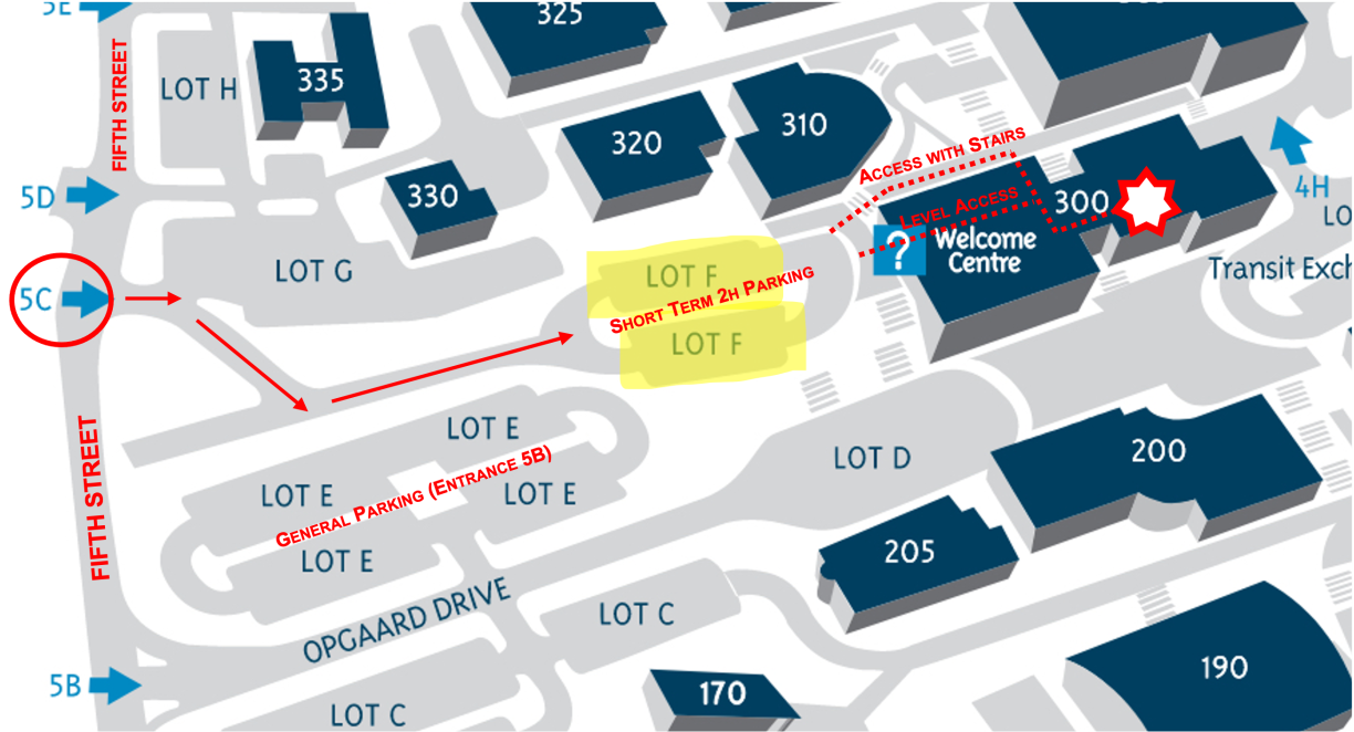 Discovery Room Access Map